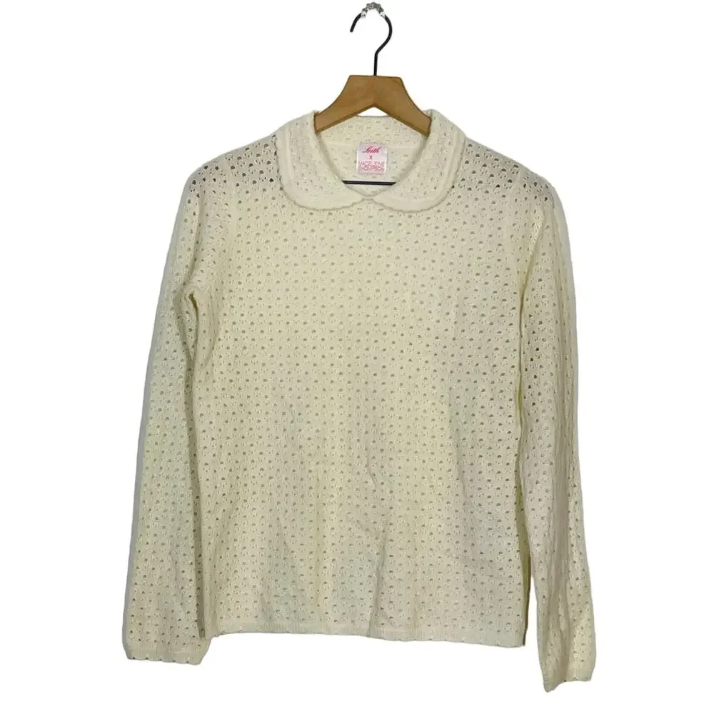 Madeleine Thompson X Leith Nipigon Odile 100%‎ Cashmere Scallop M Sweater Set